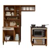 Cozinha Compacta Barueri 5 Portas 1 Gaveta Nature/Off White - Kaiki Móveis