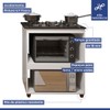 Cozinha Compacta Barueri 5 Portas 1 Gaveta Branco - Kaiki Móveis