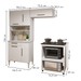 Cozinha Compacta Barueri 5 Portas 1 Gaveta Branco - Kaiki Móveis