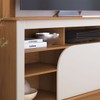 Estante para TV Até 65 Polegadas Silvestre 2 Portas Freijó/Off White Matte - Pnr Móveis