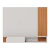 Painel para TV Até 55 Polegadas Boss 1 Porta Off White/Freijó - Pnr Móveis