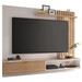 Painel para TV Até 65 Polegadas Brtrand 1 Porta 1 Prateleira Off White/Freijó - Pnr Móveis