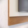 Painel para TV Até 75 Polegadas Amazonas Off White Matte/Freijo - Pnr Móveis