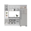 Cozinha Completa Amara 8 Portas 3 Gavetas 40250084 Branco - Politorno