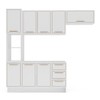 Cozinha Completa Amara 8 Portas 3 Gavetas 40250084 Branco - Politorno