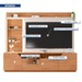 Estante para TV Até 65 Polegadas Vesper 2 Portas 1 Gaveta com Led Freijó/Off White - Caemmun