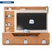 Estante para TV Até 65 Polegadas Vesper 2 Portas 1 Gaveta com Led Freijó/Off White - Caemmun