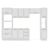 Cozinha Completa Amara 10 Portas 4 Gavetas 40250086 Branco - Politorno