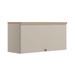 Armário Aéreo Cozinha 80 Cm Requin 1 Porta 100% Mdf Jequitibá/Off White Fosco - Pnr Móveis
