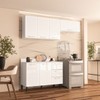 Cozinha Completa Amara 6 Portas 3 Gavetas 40250087 Branco - Politorno