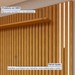 Rack com Painel para TV Até 75 Polegadas Gaia Paris Portas com Led Off White/Naturalle - Mavaular
