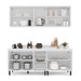 Cozinha Completa Amara 9 Portas 3 Gavetas 40250089 Branco - Politorno