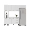 Cozinha Completa Amara 8 Portas 3 Gavetas 40250090 Branco - Politorno