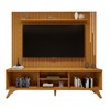 Rack com Painel para TV Até 75 Polegadas Gaia Paris Portas com Led Naturalle - Mavaular