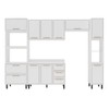 Cozinha Completa Amara 10 Portas 4 Gavetas 40250092 Branco - Politorno
