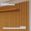 Rack Painel para TV Até 75 Polegadas Paris Gaia 2 Portas 2 Prateleiras Off White/Naturalle - Mavaular