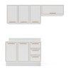 Cozinha Completa Amara 6 Portas 3 Gavetas 40250093 Branco - Politorno