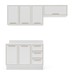 Cozinha Completa Amara 6 Portas 3 Gavetas 40250093 Branco - Politorno