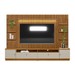 Estante para TV Até 75 Polegadas Colina 2 Portas com Led 268 Cm Nature/Off White - Pnr Móveis