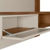 Painel para TV Até 60 Polegadas Frutos Freijó/Off White - Pnr Móveis