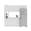 Cozinha Completa Amara 8 Portas 3 Gavetas 40250096 Branco - Politorno