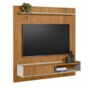Painel para TV Até 65 Polegadas Island 1 Porta Nature/Off White - Pnr Móveis