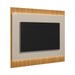 Painel para TV Até 70 Polegadas Cisne 1.8 Ripado com Led Tauari/Off White - Pnr Móveis