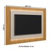 Painel para TV Até 70 Polegadas Cisne 2.2 Ripado com Led Tauari/Off White - Pnr Móveis