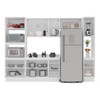 Cozinha Completa Amara 10 Portas 4 Gavetas 40250098 Creme/Branco - Politorno