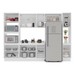 Cozinha Completa Amara 10 Portas 4 Gavetas 40250098 Creme/Branco - Politorno