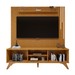 Rack com Painel para TV Até 75 Polegadas Paris Gaia 2 Portas 2 Prateleiras com Led Naturalle - Mavaular