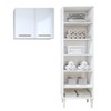 Lavanderia Completo Belém 2 Portas 6 Prateleiras Branco - Kaiki Móveis