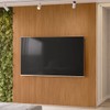 Painel para TV Até 85 Polegadas Arconte Ripado 100% Mdf Nature Fosco - Pnr Móveis
