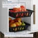 Armário de Cozinha 1 Porta 1 Gaveta com Fruteira Branco - Kaiki Móveis