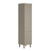 Paneleiro Renard 2 Portas 100% Mdf Jequitibá/Gris Fosco - Pnr Móveis