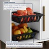 Armário de Cozinha Lorena 1 Porta 1 Gaveta com Fruteira Branco - Kaiki Móveis