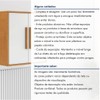 Armário Aéreo Cozinha Lorena 2 Portas 1 Prateleira Nature/Off White - Kaiki Móveis