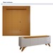 Rack com Painel para TV Até 75 Polegadas Grécia Paris 4 Portas Off White/Naturalle - Mavaular