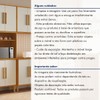 Cozinha Completa Lorena 15 Portas 2 Gavetas Nature/Off White - Kaiki Móveis