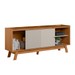 Rack para TV Até 65 Polegadas Kraken 1 Porta 1 Prateleira Nature/Off White - Pnr Móveis