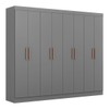 Guarda-Roupa Casal Paris 8 Portas 4 Gavetas Onix - Maxel
