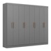 Guarda-Roupa Casal Paris 8 Portas 4 Gavetas Onix - Maxel