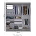 Guarda-Roupa Casal Paris 6 Portas 2 Gavetas Onix - Maxel