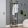 Closet Fine 3 Prateleiras Snow/Preto - Pnr Móveis