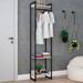 Closet Fine 3 Prateleiras Snow/Preto - Pnr Móveis