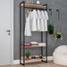 Closet Fine Plus 3 Prateleiras Carvalho/Preto - Pnr Móveis