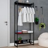Closet Fine Plus 3 Prateleiras Preto ônix/Preto - Pnr Móveis