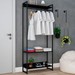 Closet Fine Plus 3 Prateleiras Preto ônix/Preto - Pnr Móveis