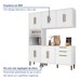 Cozinha Compacta Lorena 11 Portas 2 Gavetas 2580 Branco - Kaiki Móveis