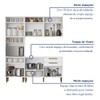 Cozinha Compacta Lorena 11 Portas 2 Gavetas 2580 Branco - Kaiki Móveis